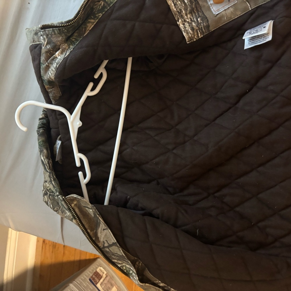 Carhartt Brown and Camouflage Quilted Jacket